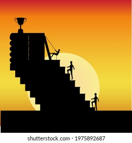 vector design illustration with the theme of a book is the best guide, books are home