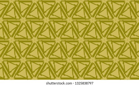 Vector design. Illustration with triangles line. Modern decorative background. dirty orange color. seamless.