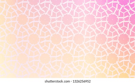 Vector Design. Illustration With Triangles Line. Modern Decorative Background. Pastel gradient color.