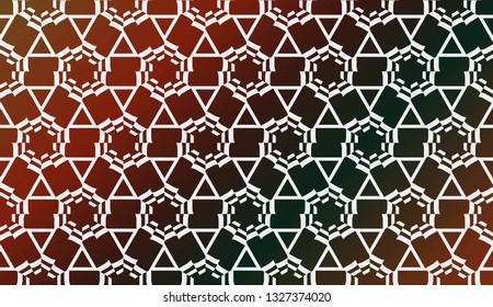Vector Design. Illustration With Triangles Line. Modern Decorative Background. Pastel gradient color.