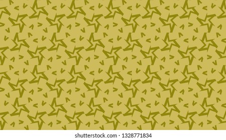Vector design. Illustration with triangles line. Modern decorative background. dirty orange color. seamless.