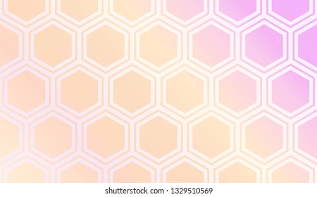Vector Design. Illustration With Triangles Line. Modern Decorative Background. Pastel gradient color.