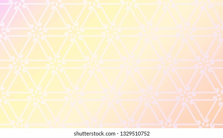 Vector Design. Illustration With Triangles Line. Modern Decorative Background. Pastel gradient color.