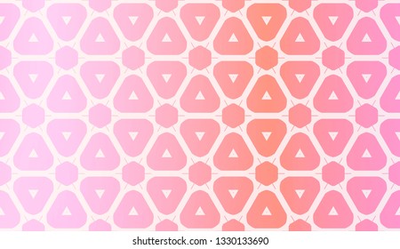 Vector Design. Illustration With Triangles Line. Modern Decorative Background. Pastel gradient color.
