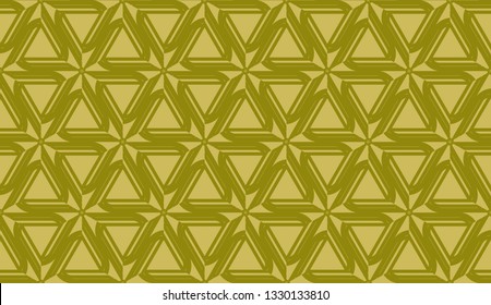 Vector design. Illustration with triangles line. Modern decorative background. dirty orange color. seamless.