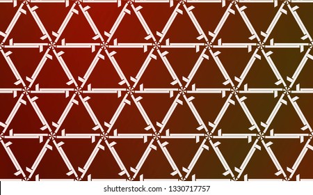 Vector Design. Illustration With Triangles Line. Modern Decorative Background. Pastel gradient color.