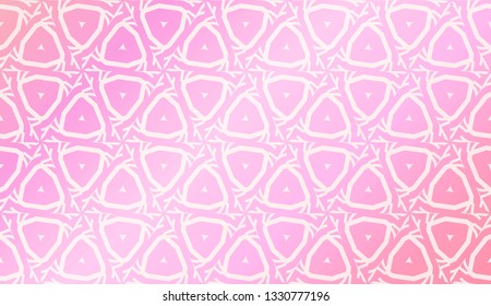 Vector Design. Illustration With Triangles Line. Modern Decorative Background. Pastel gradient color.