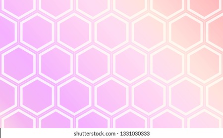 Vector Design. Illustration With Triangles Line. Modern Decorative Background. Pastel gradient color.