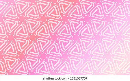 Vector Design. Illustration With Triangles Line. Modern Decorative Background. Pastel gradient color.