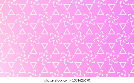 Vector Design. Illustration With Triangles Line. Modern Decorative Background. Pastel gradient color.