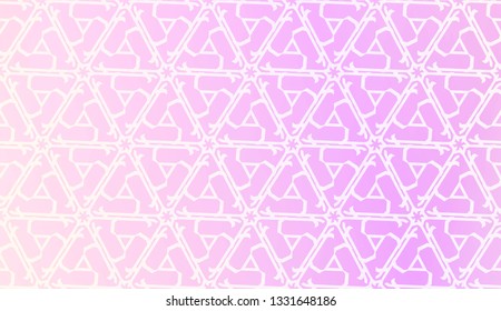 Vector Design. Illustration With Triangles Line. Modern Decorative Background. Pastel gradient color.