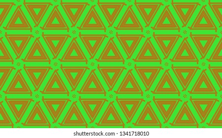 Vector design. Illustration with triangles line. Modern decorative background