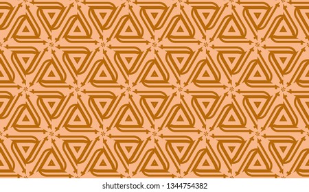 Vector design. Illustration with triangles line. Modern decorative background
