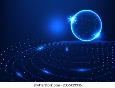 Vector design illustration,abstract background, futuristic technology concept
