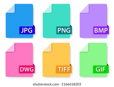 vector design of image icon files