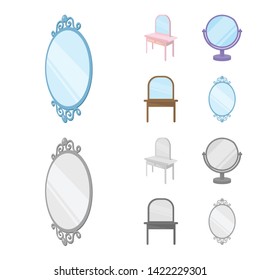 Vector design of imagery and decorative logo. Collection of imagery and silver stock vector illustration.