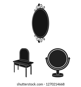 Vector design of  and imagery logo. Collection of  and reflection vector icon for stock.