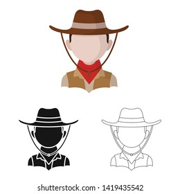 Vector design of imitator and resident icon. Collection of imitator and culture stock symbol for web.
