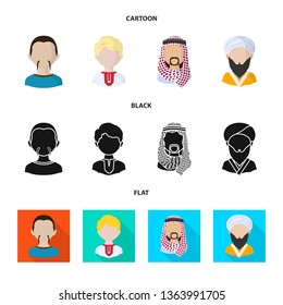 Vector design of imitator and resident symbol. Collection of imitator and culture vector icon for stock.