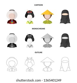 Vector design of imitator and resident symbol. Collection of imitator and culture stock vector illustration.
