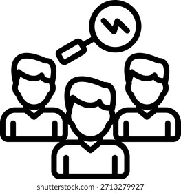 Vector Design Incident Coordination Icon Style