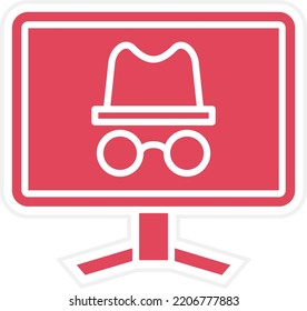 Vector Design Incognito Icon Style