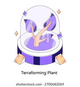 Diseño de Vector de planta incubadora, ilustración de brote