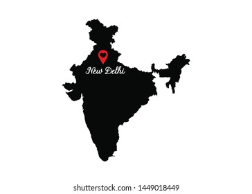 Vector Design of India Map