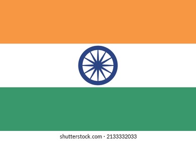 Vector Design India State Flag