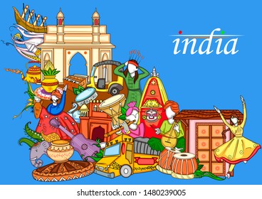 Indian Festival Collage Stock Illustrations, Images & Vectors ...