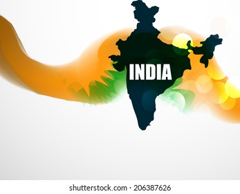 Vector design for Indian independence day.