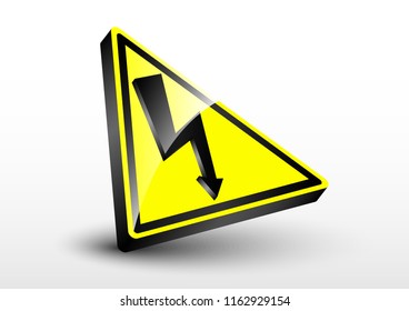 vector design of industrial sign with information symbol
