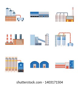 Vector design of industry and building sign. Set of industry and construction stock symbol for web.