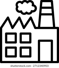 Estilo del icono de la industria del diseño de Vector
