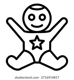 Vektordesign Kindersymbolstil