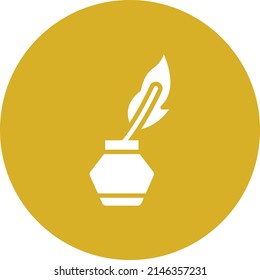 Vector Design Inkwell Icon Style