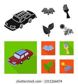 Vector design of innovation and technology  icon. Collection of innovation and nature  vector icon for stock.