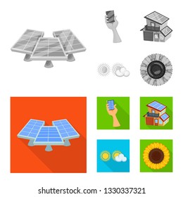 Vector design of innovation and technology  icon. Set of innovation and nature  stock symbol for web.