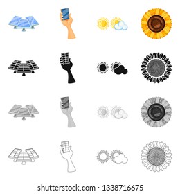 Vector design of innovation and technology  icon. Set of innovation and nature  stock symbol for web.
