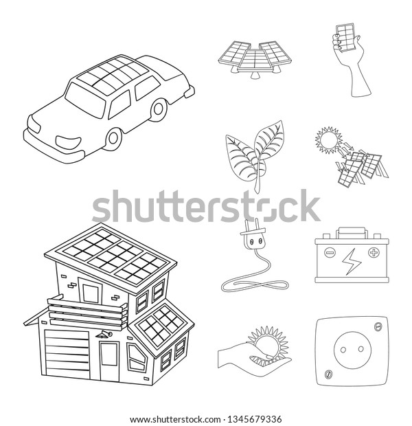 Vector design of\
innovation and technology icon. Collection of innovation and nature\
stock vector\
illustration.