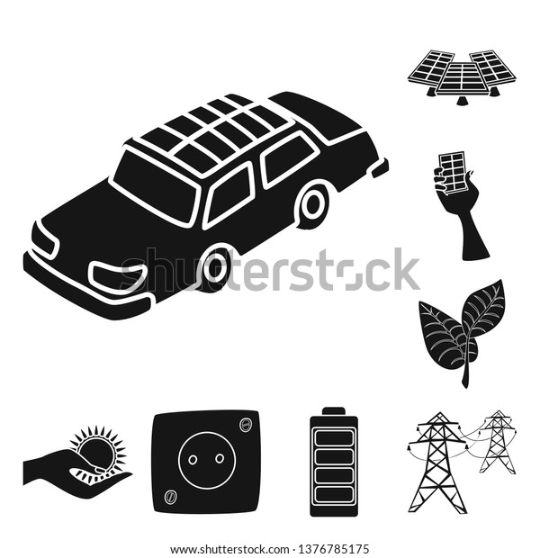 Vector design of\
innovation and technology icon. Set of innovation and nature  stock\
vector illustration.