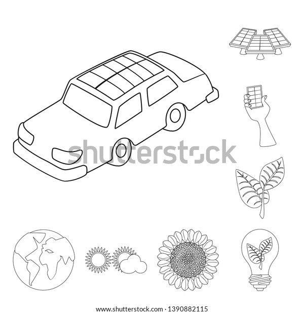 Vector design of innovation\
and technology logo. Set of innovation and nature vector icon for\
stock.