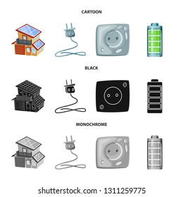 Vector design of innovation and technology  symbol. Set of innovation and nature  vector icon for stock.