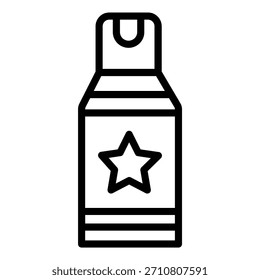 Vektordesign Insektizid Sprayer Symbolstil