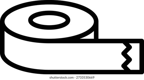 Symbolstil für isolierendes Band im Vektordesign