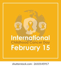 Vector Design International Childhood Cancer Day – February 15.