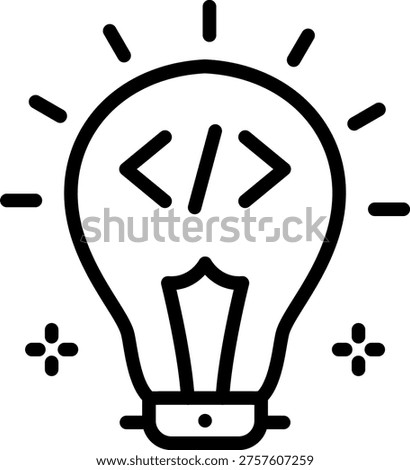 Vector Design Inventive Glyph Icon Style