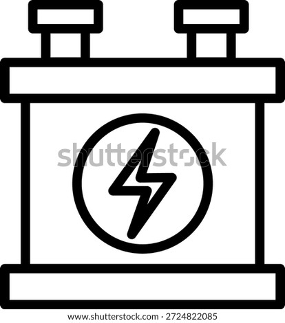 Vector Design Inverter Icon Style
