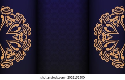 Diseño vectorial de la tarjeta de invitación con adorno de lujo. Banner morado con adornos griegos de lujo para tu diseño.