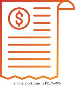 Vector Design Invoice Icon Style